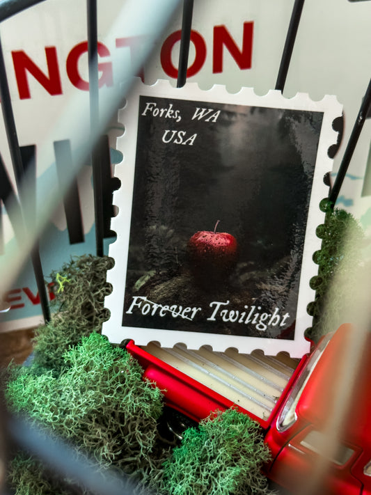 Forks, WA Stamp sticker