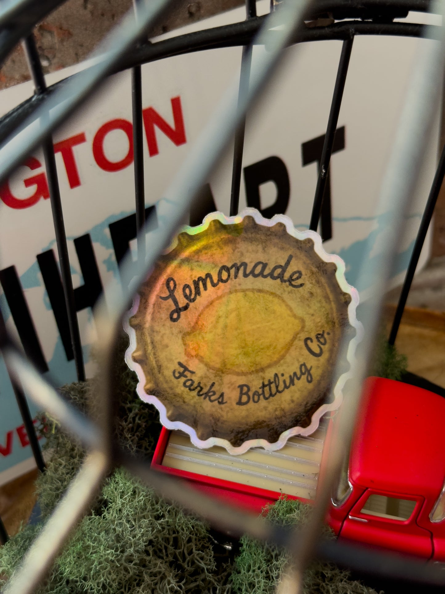 Lemonade Holographic Sticker