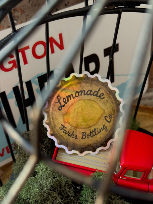 Lemonade Holographic Sticker