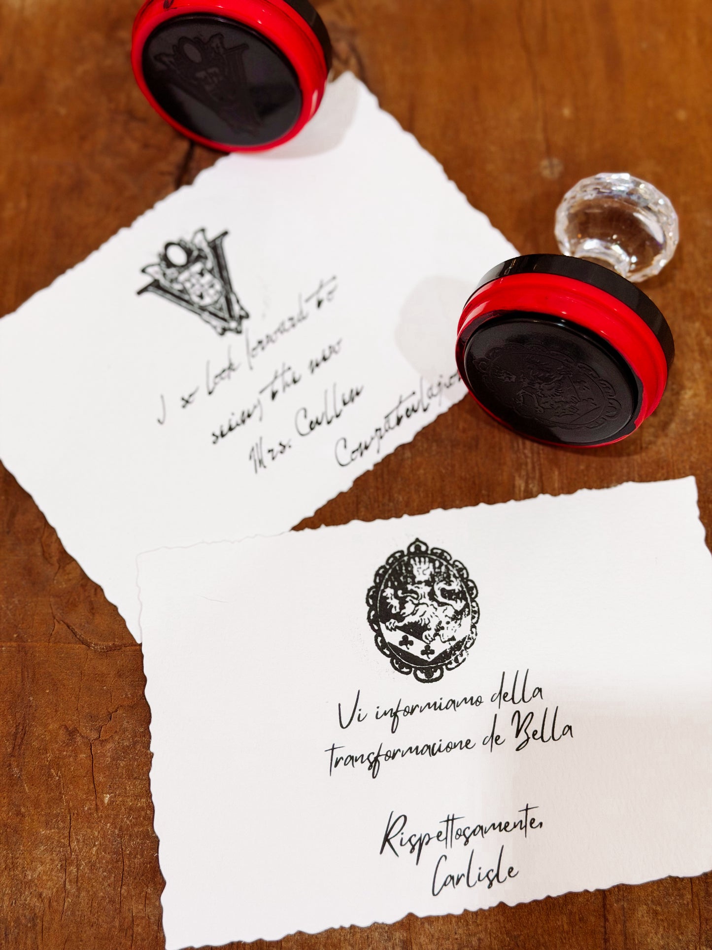 Set of (2) Breaking Dawn Notes